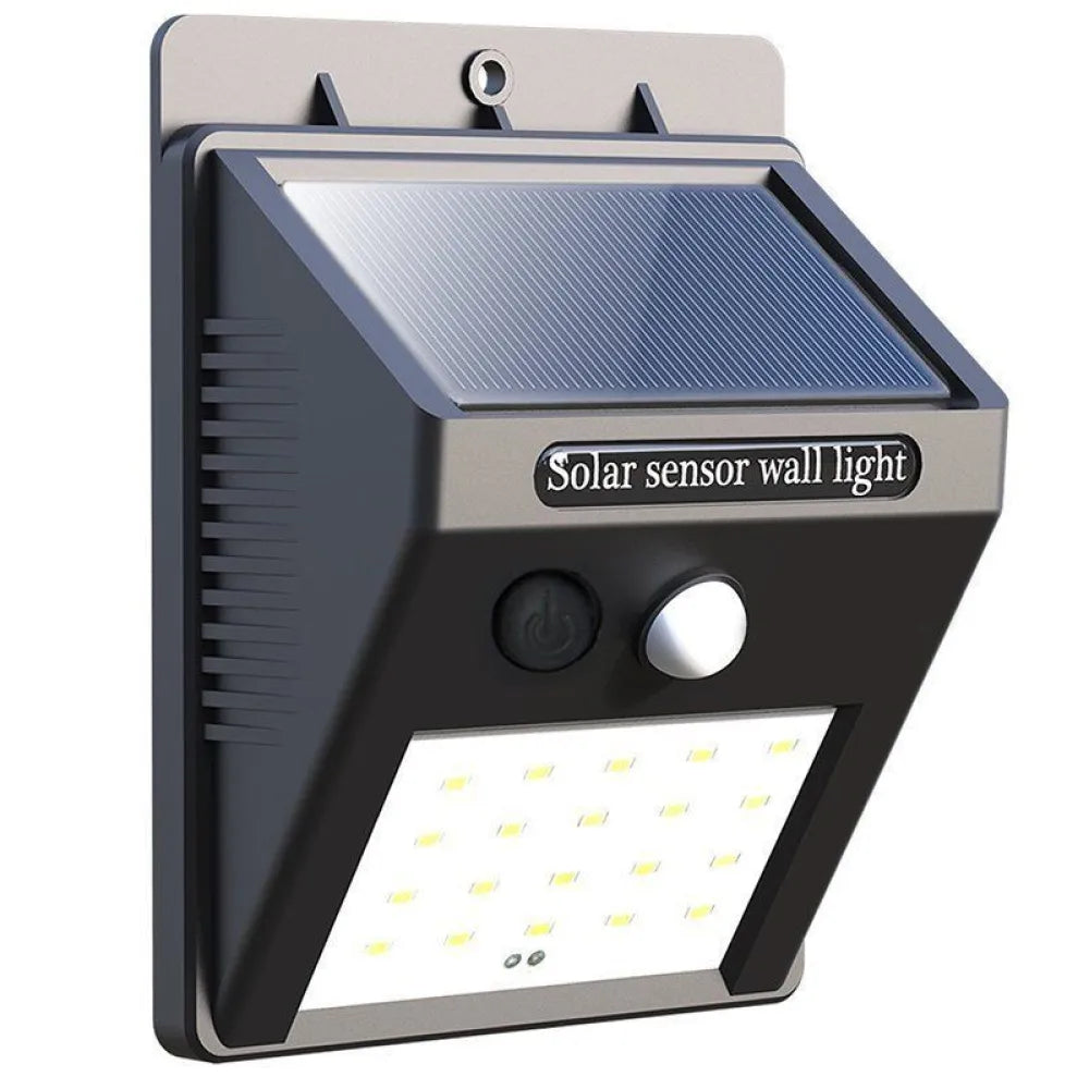 Vibe Geeks Wall Mount 20 LED Motion Sensor Solar Lights